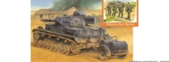 DRAGON 6402 Pz. Kpfw. IV Ausf. E Tauchpanzer mit BSA | Panzer Bausatz 1:35