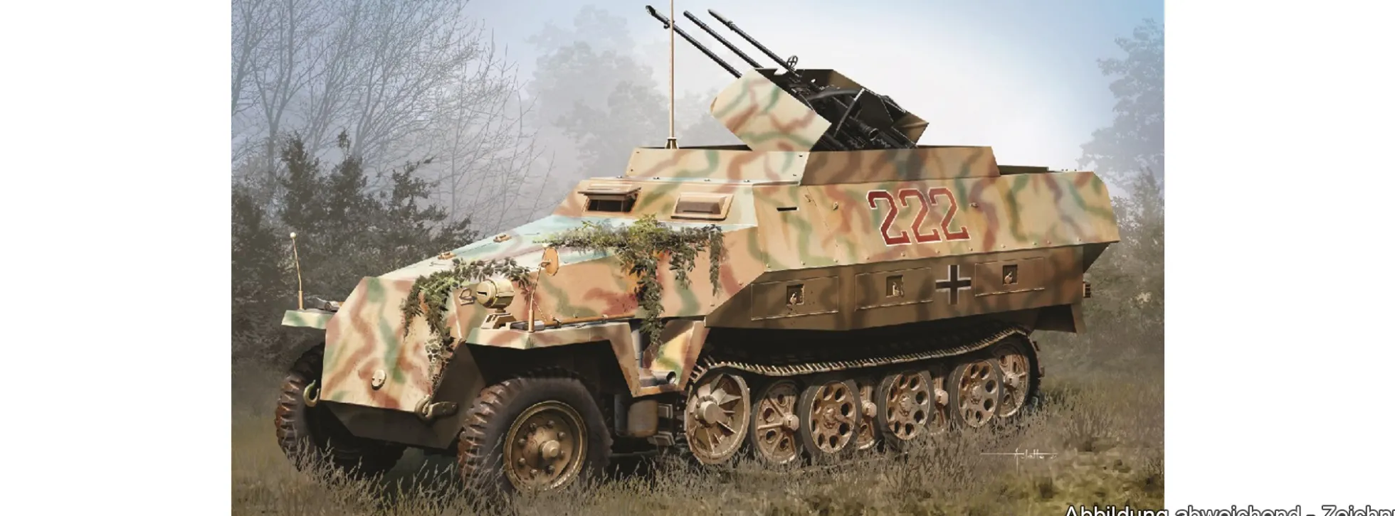 DRAGON 6862 Sd. Kfz. 251/21 Ausf. D Drilling | Panzer Bausatz 1:35