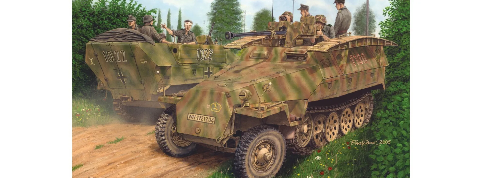 DRAGON 6223 Sd.Kfz.251/7 Ausf.D 3in1 | Panzer Bausatz 1:35