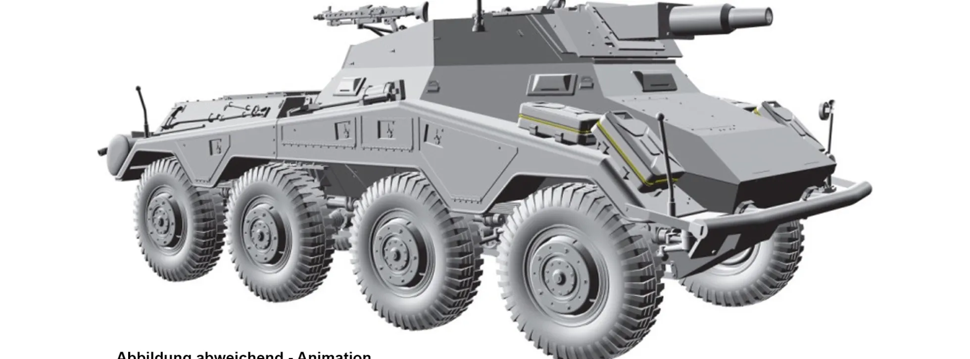 DRAGON 6964 Sd.Kfz.234/3 mit 7.5cm KwK | Militär Bausatz 1:35