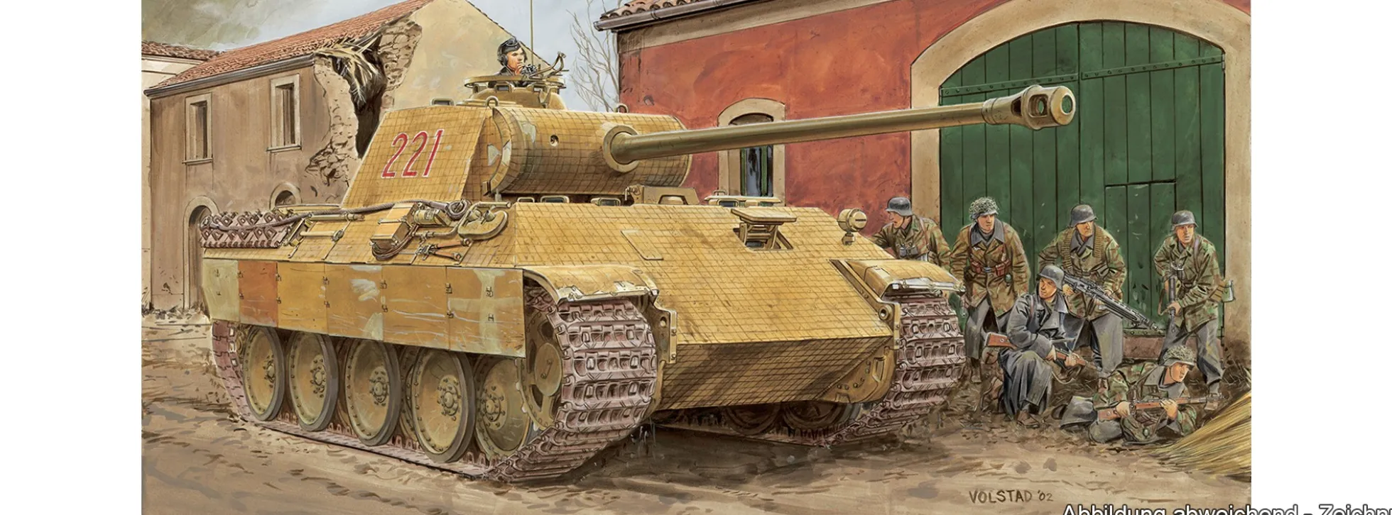 DRAGON 6920 Sd.Kfz.171 Panther A Frühe Produktion Italien 1943 | Panzer Bausatz 1:35