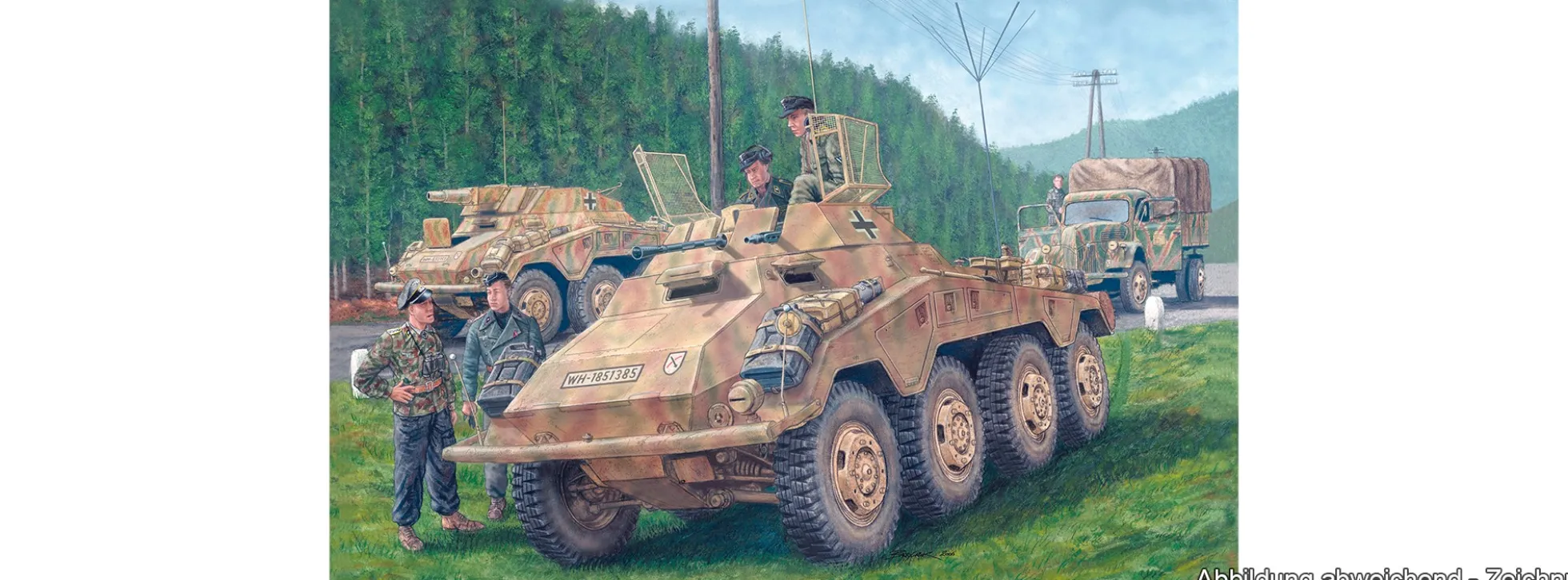 DRAGON 6298 Sd. Kfz. 234/1 Schwerer Panzerspähwagen | Panzer Bausatz 1:35