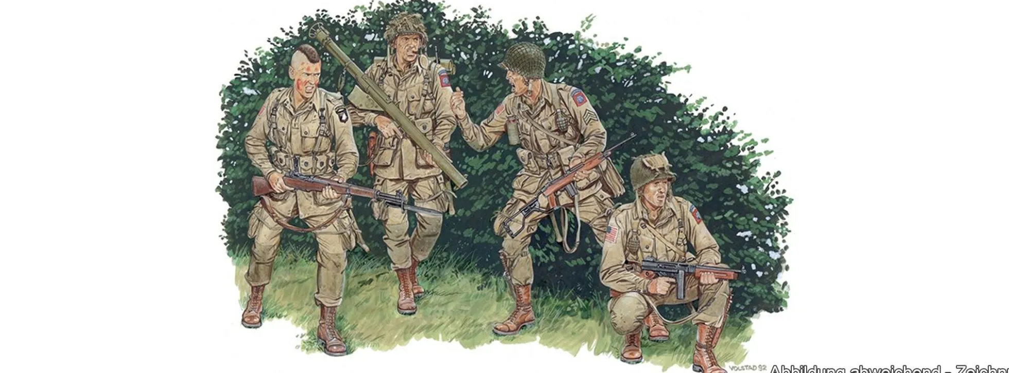 DRAGON 6010 US Army Airborne Normandy 1944 | Figuren Bausatz 1:35