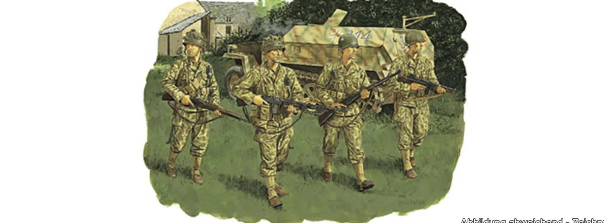 DRAGON 6120 US Infanterie 2te bewaffnete Division | Militär Bausatz 1:35