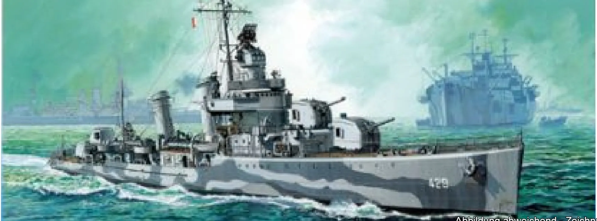 DRAGON 1027 U.S.S. LivermoreDD-429 | Schiffbausatz 1:350