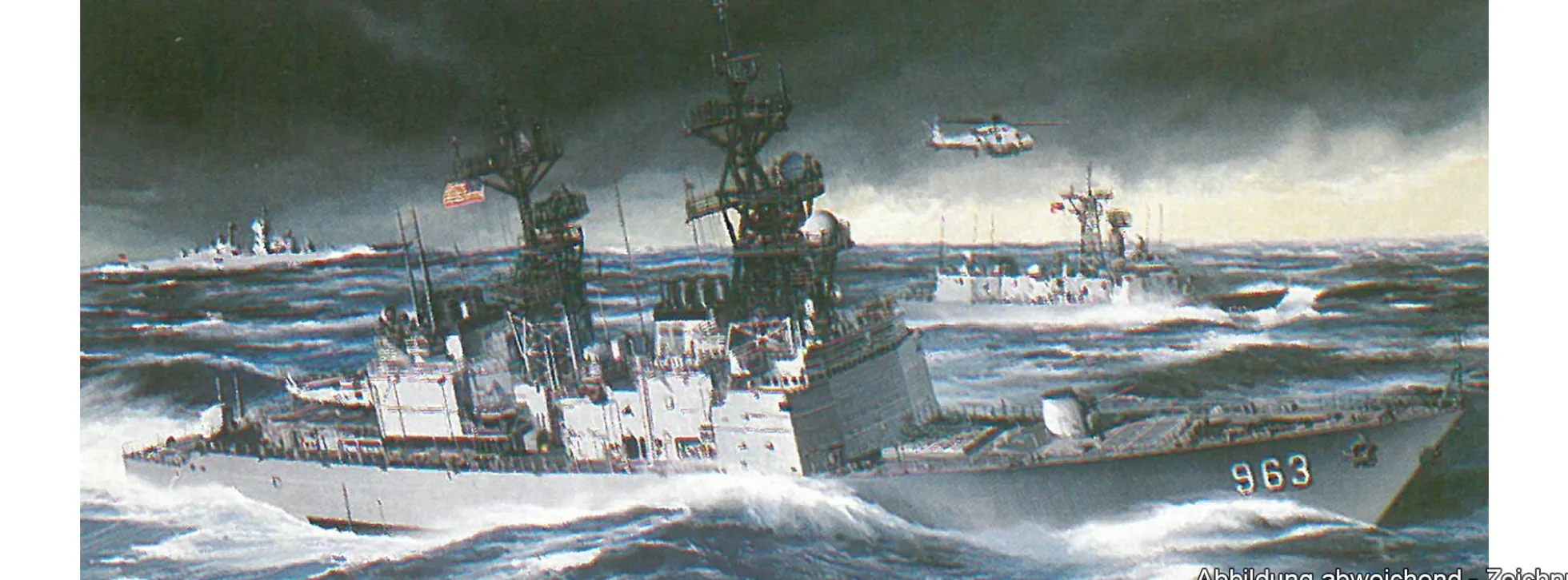 DRAGON 1006 U.S.S. Spruance DDG-963 | Schiffsbausatz 1:350