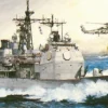 DRAGON 1003 U.S.S. Ticonderoga | Schiff Bausatz 1:350