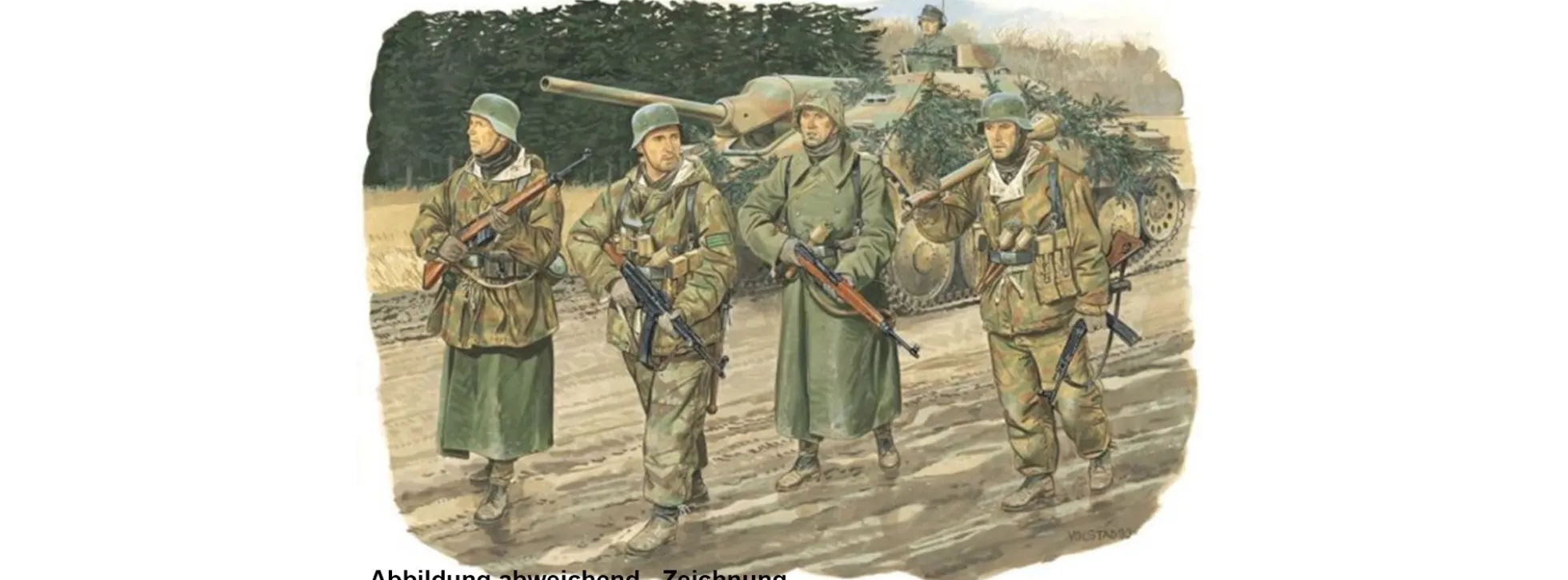 DRAGON 6115 352. Volksgrenadier Division Ardennes 1944 | 4 Stück | Militär Modell 1:35