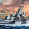 DRAGON 1032 Zerstörer USS Benson DD-421 von 1945 | Schiff Bausatz 1:350