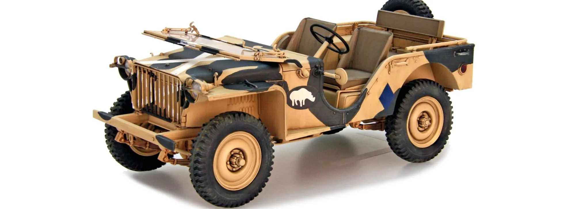 EBBRO 25018 BRC 40 Jeep British Troop | Militär Bausatz 1:24