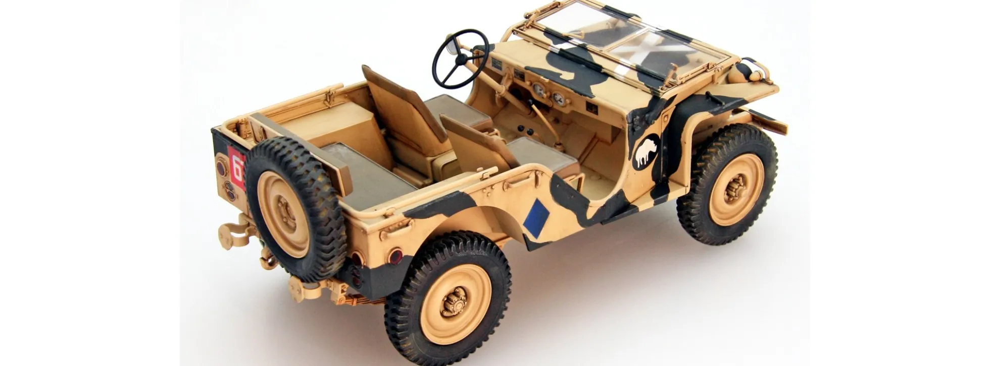 EBBRO 25018 BRC 40 Jeep British Troop | Militär Bausatz 1:24