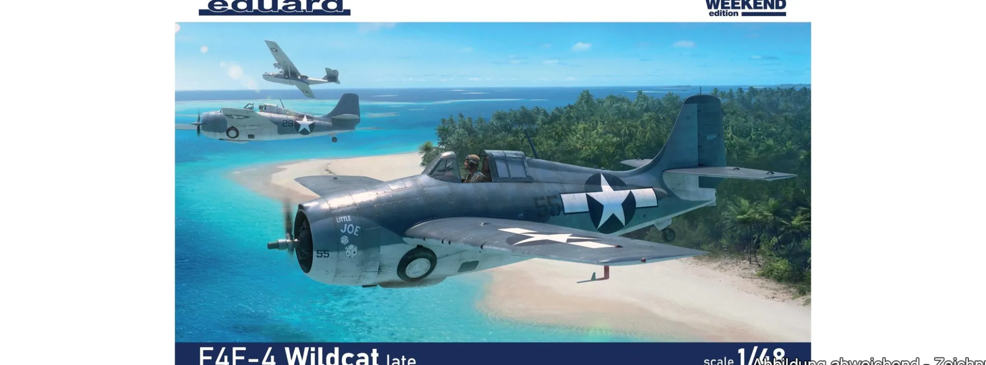 Eduard 84204 Grumman F4F-4 Wildcat late Weekend Edition | Flugzeug Bausatz 1:48
