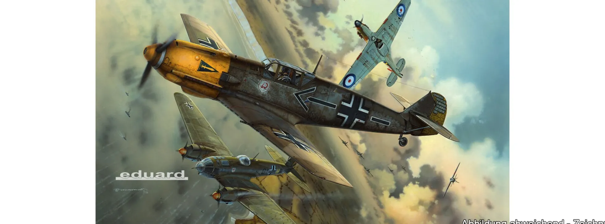 Eduard 3003 Messerschmitt Bf-109E-4 | Flugzeug Bausatz 1:32