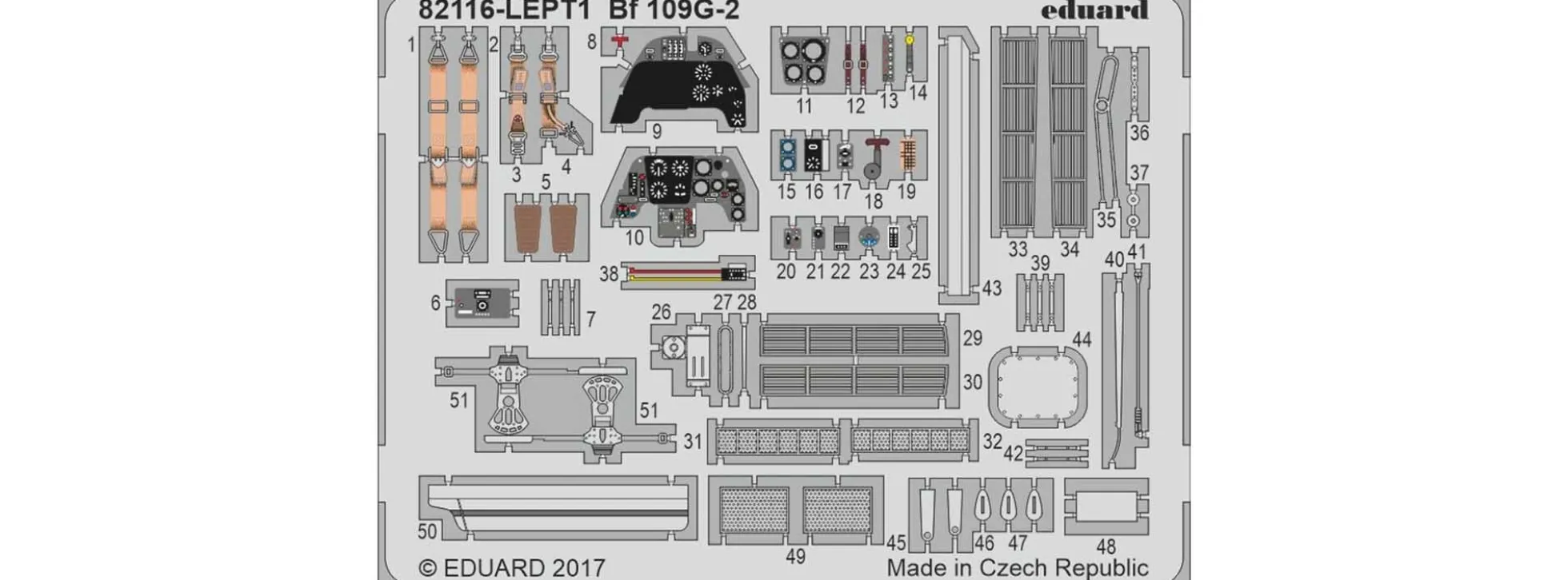 Eduard 82165 Messerschmitt Bf 109G-2 | Flugzeug Bausatz 1:48