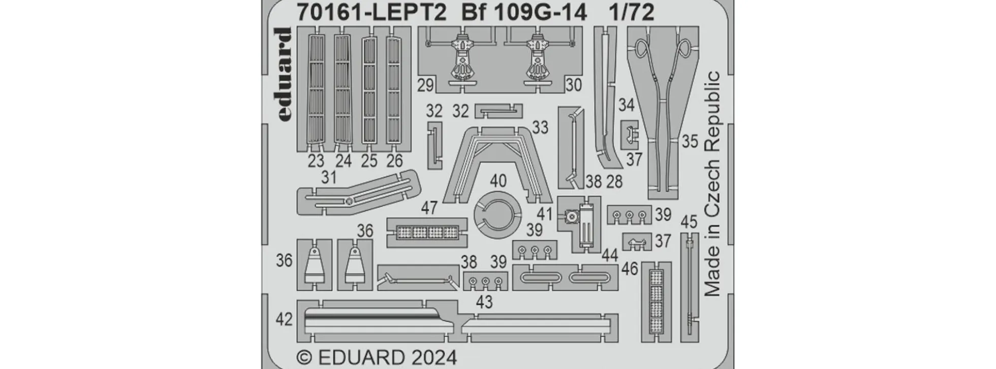 Eduard 70161 Messerschmitt Bf 109G-14 | Flugzeug Bausatz 1:72