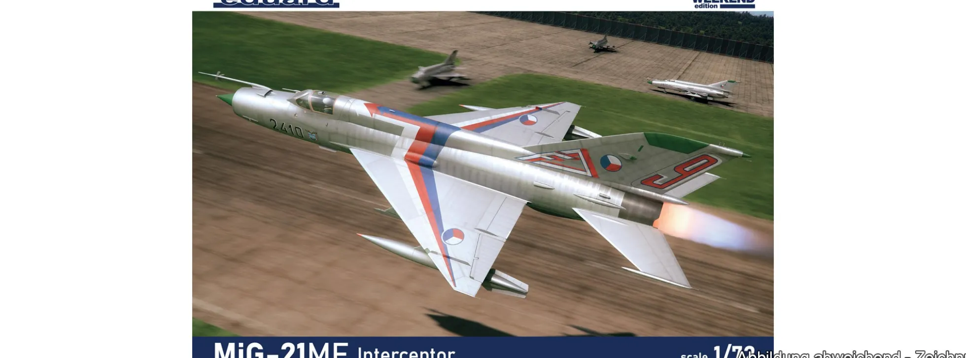 Eduard 7469 MiG-21MF Interceptor Weekend Edition | Flugzeug Bausatz 1:72