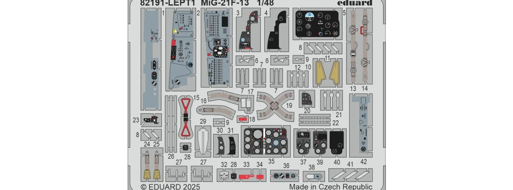 Eduard 82191 Mikojan MiG-21F-13 | Flugzeug Bausatz 1:48