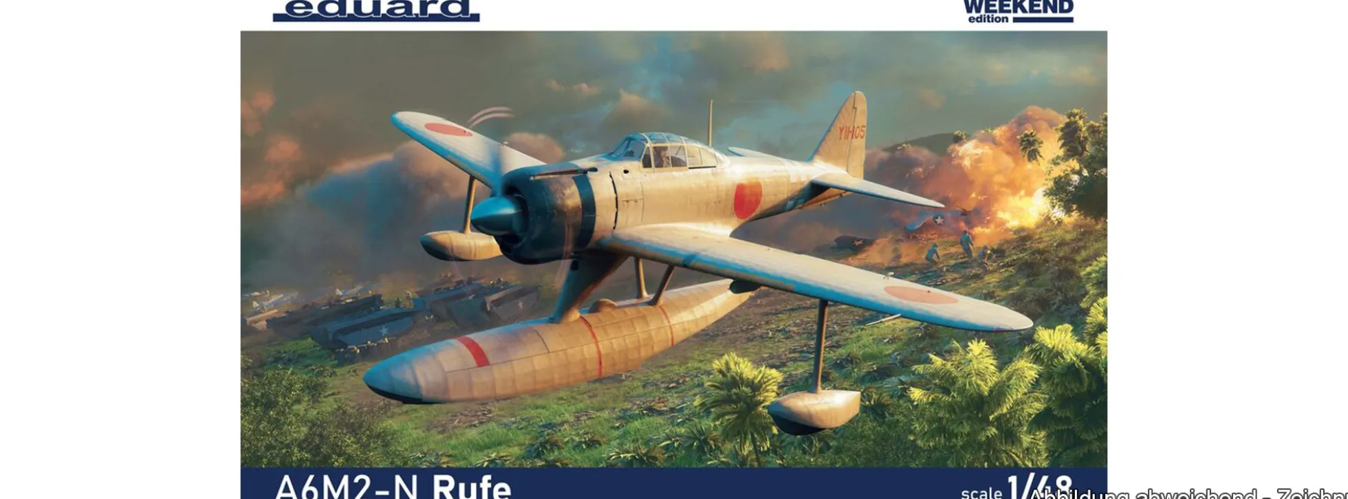 Eduard 84208 Mitsubishi A6M2-N Rufe | Flugzeug Bausatz 1:48