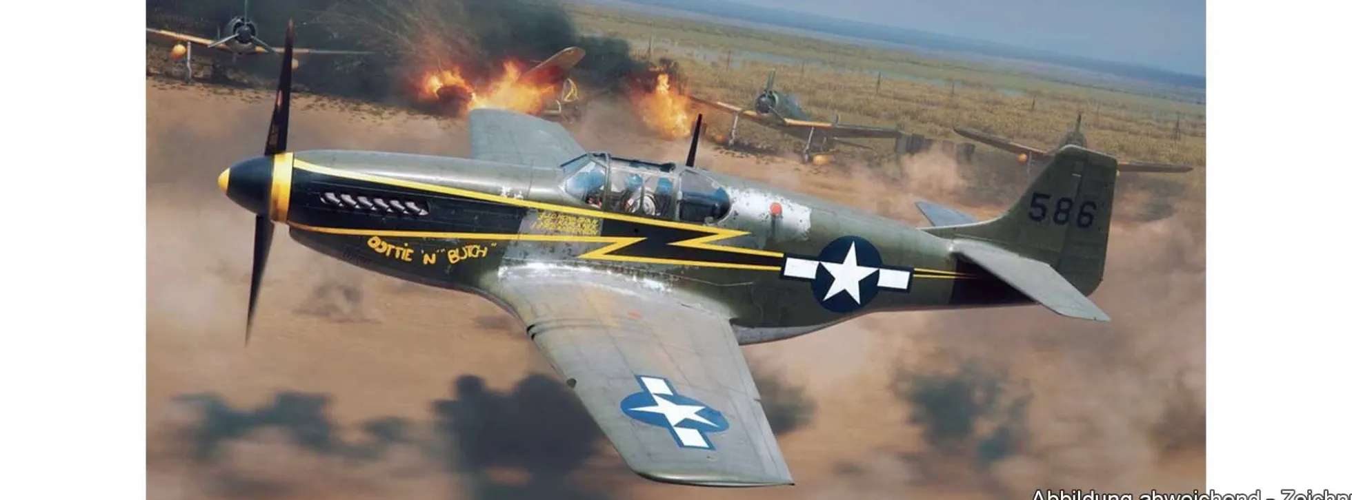 Eduard 82108 North American P-51B/C Mustang | Flugzeug Bausatz 1:48