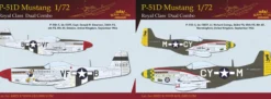 Eduard R0021 North American P-51D Mustang Dual Combo | 2 Stück | Flugzeug Bausätze 1:72