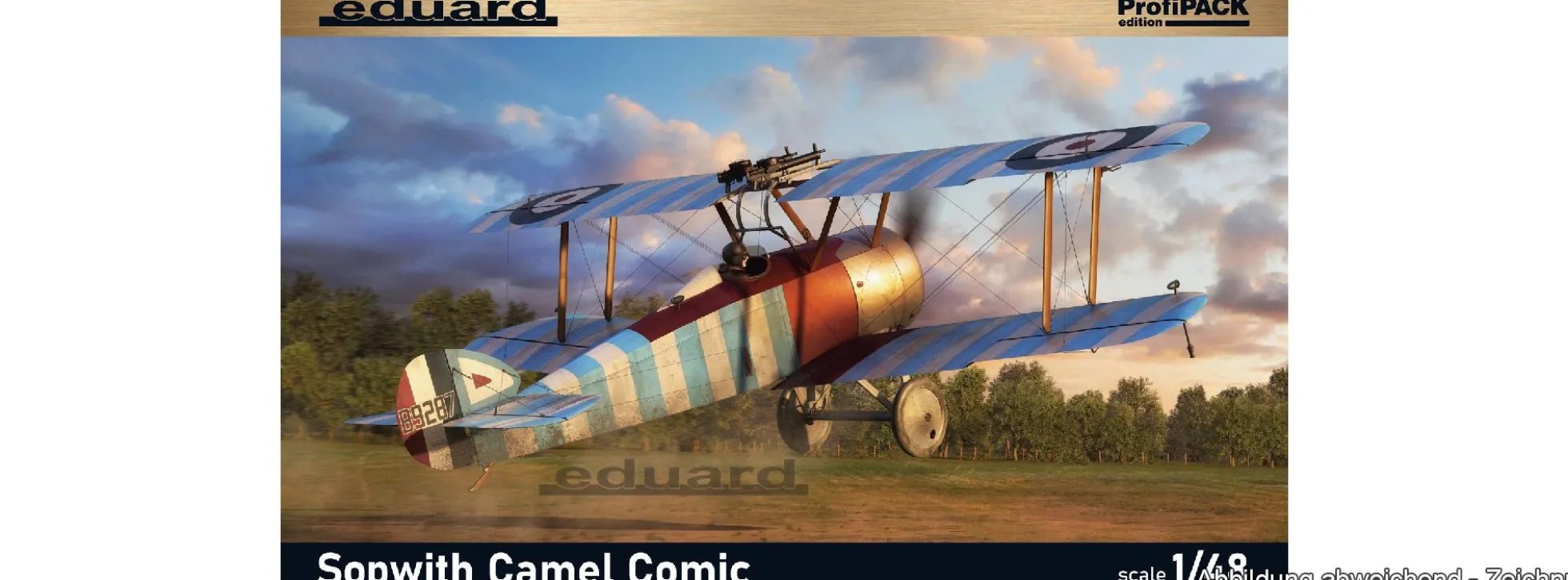 Eduard 82175 Sopwith Camel Comic | Flugzeug Bausatz 1:48