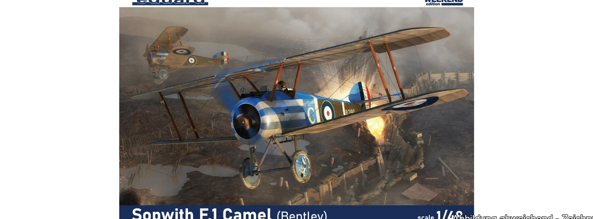 Eduard 8485 Sopwith F.1 Camel Bentley Weekend Edition | Flugzeug Bausatz 1:48