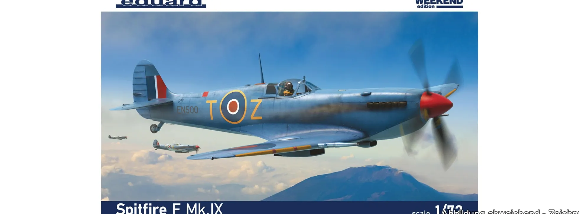 Eduard 7460 Spitfire F Mk.IX Weekend Edition | Flugzeug Bausatz 1:72