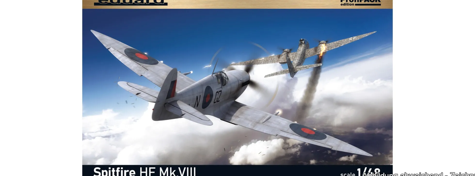 Eduard 8287 Spitfire HF Mk.VIII ProfiPACK | Flugzeug Bausatz 1:48
