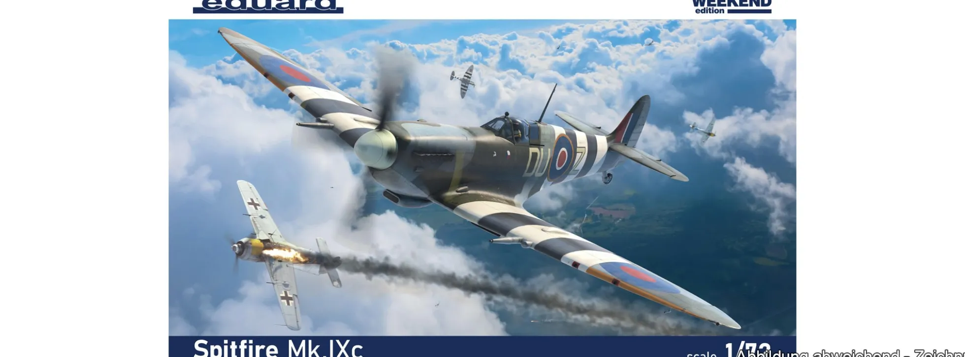 Eduard 7466 Spitfire Mk.IXc Weekend Edition | Flugzeug Bausatz 1:72