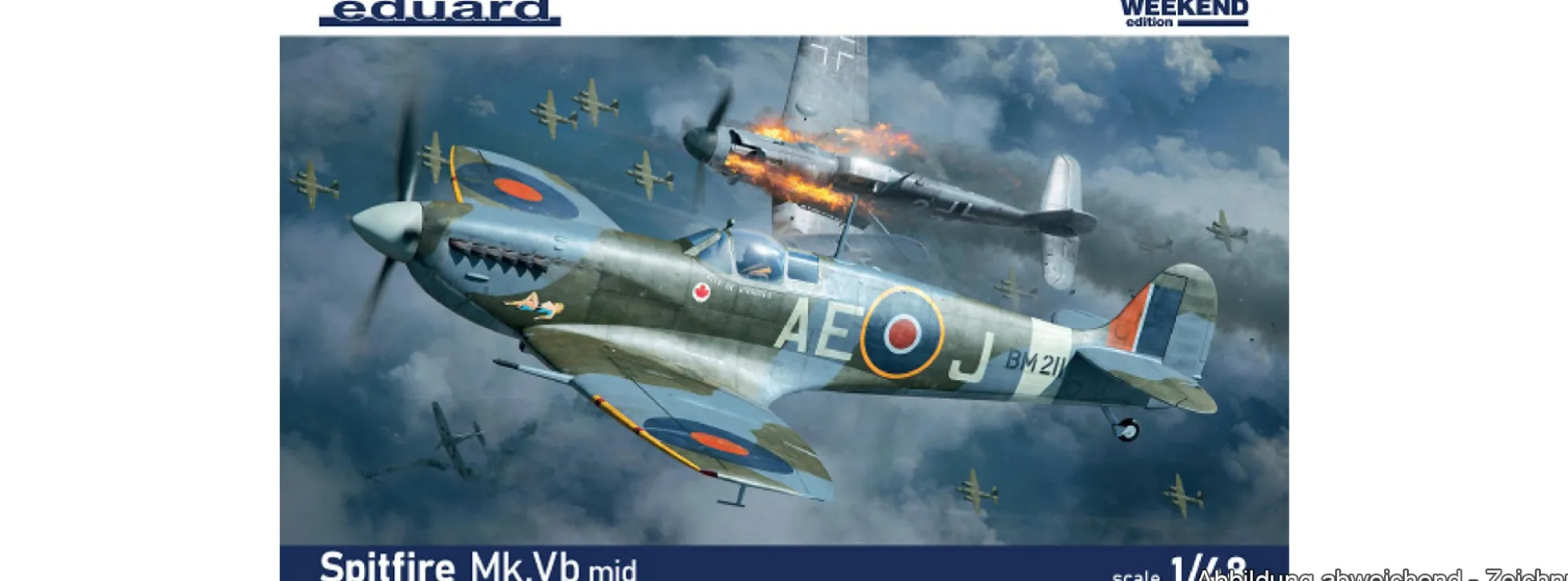 Eduard 84186 Spitfire Mk.Vb mid | Flugzeug Bausatz 1:48