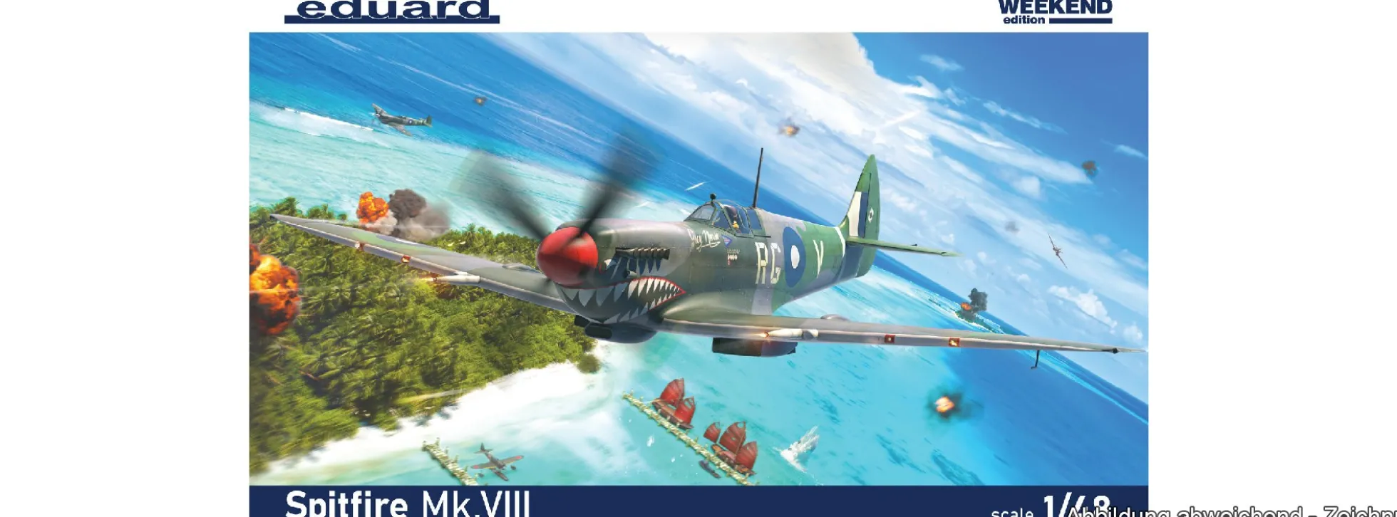 Eduard 84154 Spitfire Mk.VIII | Flugzeug Bausatz 1:48