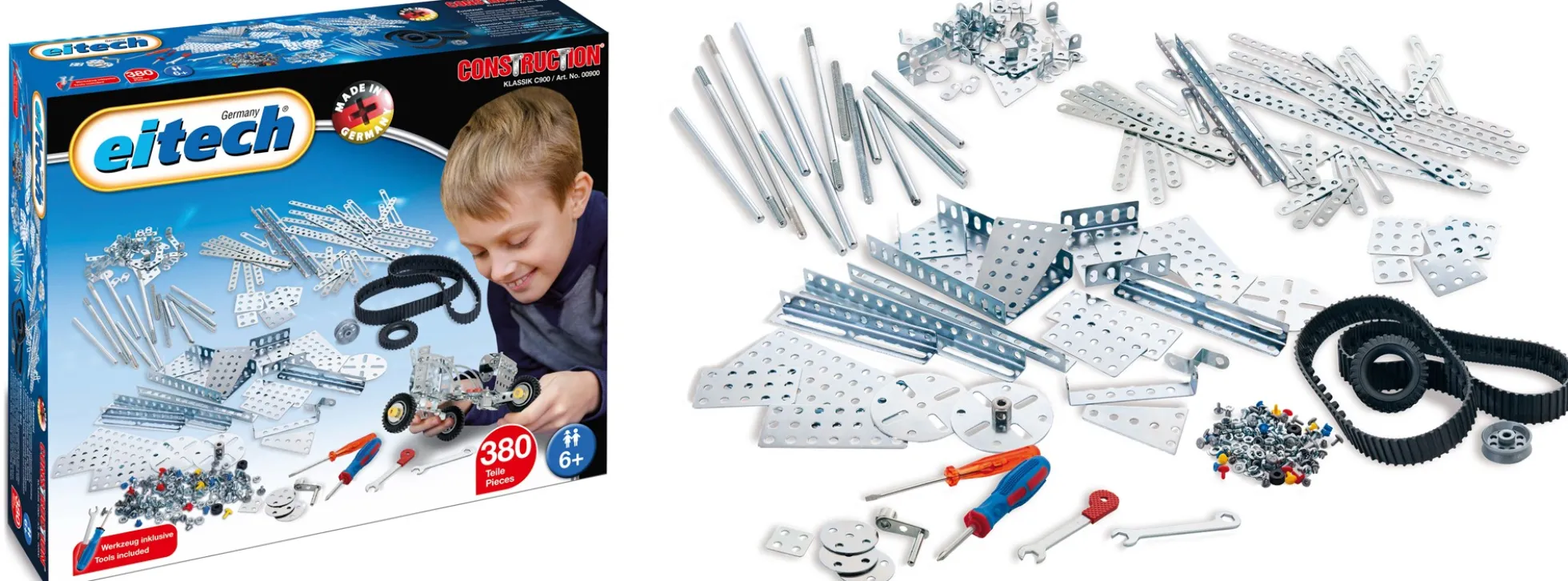 eitech 00900 Metallbaukasten Erweiterungsset | Construction Serie