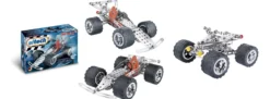 eitech 00092 Metallbaukasten Rennwagen/Quad | 180 Teile | Construction Serie