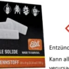 Esbit 00102000 Trockenbrennstoff für Wilesco Dampfmaschinen | 20 x 4g | Trockenbrennstoff