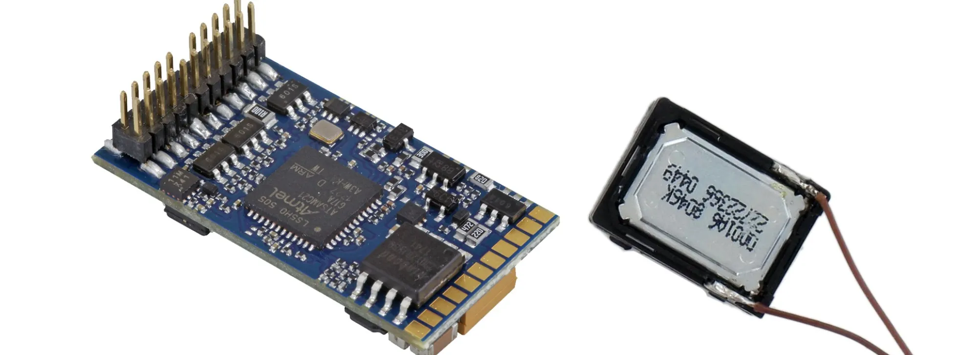 ESU 58412 LokSound 5 Leerdecoder mit Lautsprecher | PluX22 NEM 658 | Spur H0