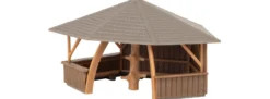 FALLER 190036 Aktions-Set Abenteuerspielplatz | Gebäude Bausatz Spur H0