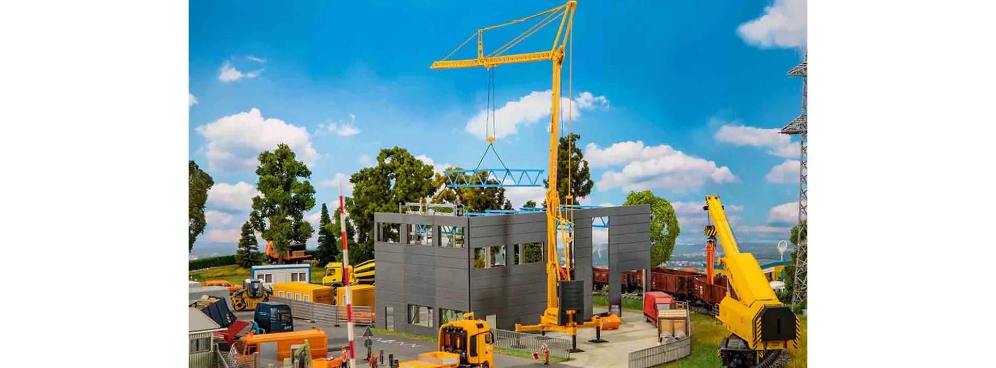 FALLER 130731 Baukran Max Bögl | Sondermodell | Bausatz Spur H0