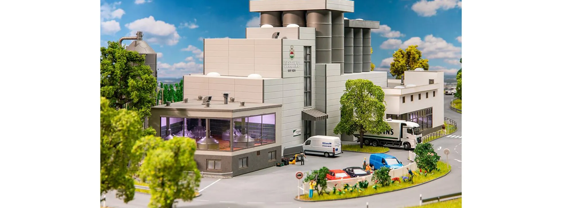 FALLER 130815 Brauerei Veltins | Gebäude Bausatz Spur H0