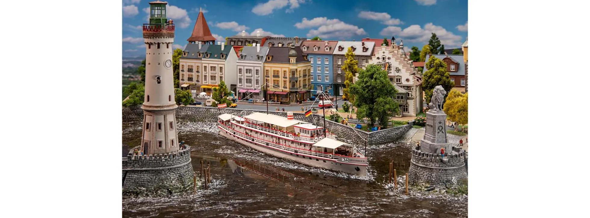 FALLER 222415 Fahrgastschiff Österreich | Schiffbausatz 1:160