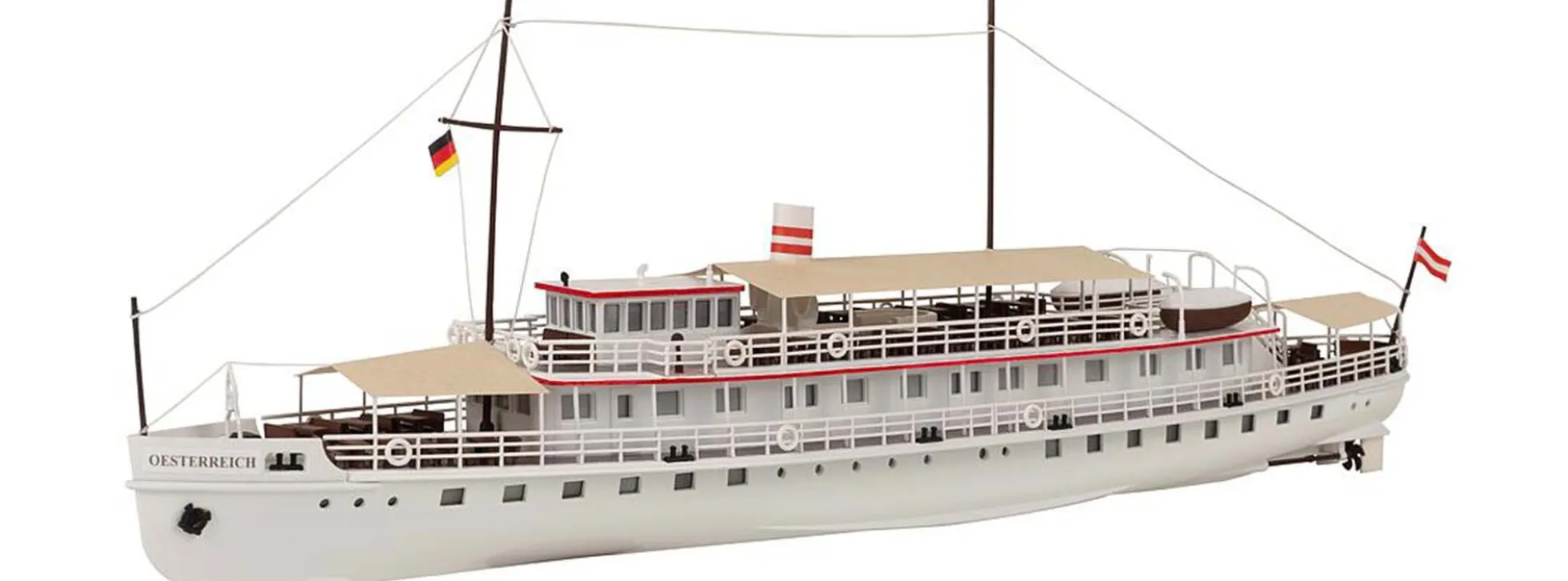 FALLER 222415 Fahrgastschiff Österreich | Schiffbausatz 1:160