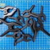 FALLER 170552 Federklemmen-Set | Verschiedene Größen | 9 Stück | Modellbau-Zubehör