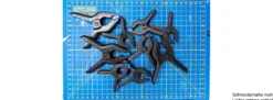 FALLER 170552 Federklemmen-Set | Verschiedene Größen | 9 Stück | Modellbau-Zubehör