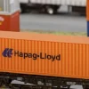FALLER 272842 40ft Hi-Cube Container Hapag-Lloyd Fertigmodell 1:160