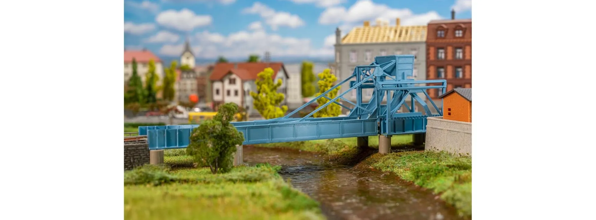 FALLER 222600 Klappbrücke mit Antrieb | Gebäude Bausatz Spur N