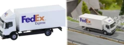 FALLER 161592 Mercedes-Benz Atego 04 Koffer-LKW FedEx CarSystem Fahrzeug Spur H0