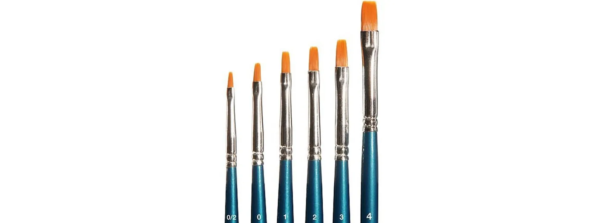 FALLER 172131 Pinsel-Set Flachpinsel synthetisch 6 Stück
