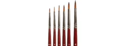 FALLER 172110 Pinsel-Set Rundpinsel mit brauner Spitze 6 Stück Zubehör