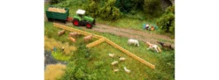 FALLER 155911 Tier-Set Kühe/Pferde/Schafe | 12 Stück | Figuren Spur N