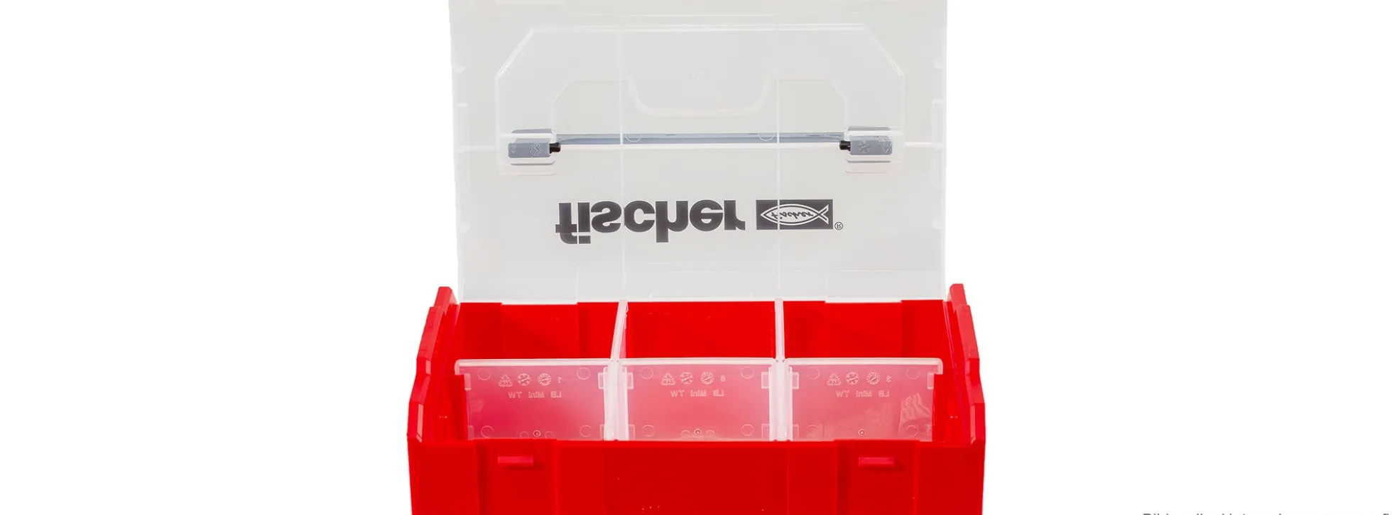 fischer 533069 FixTainer leer | Sortierbox für Kleinteile | Stapelbar mit Klicksystem