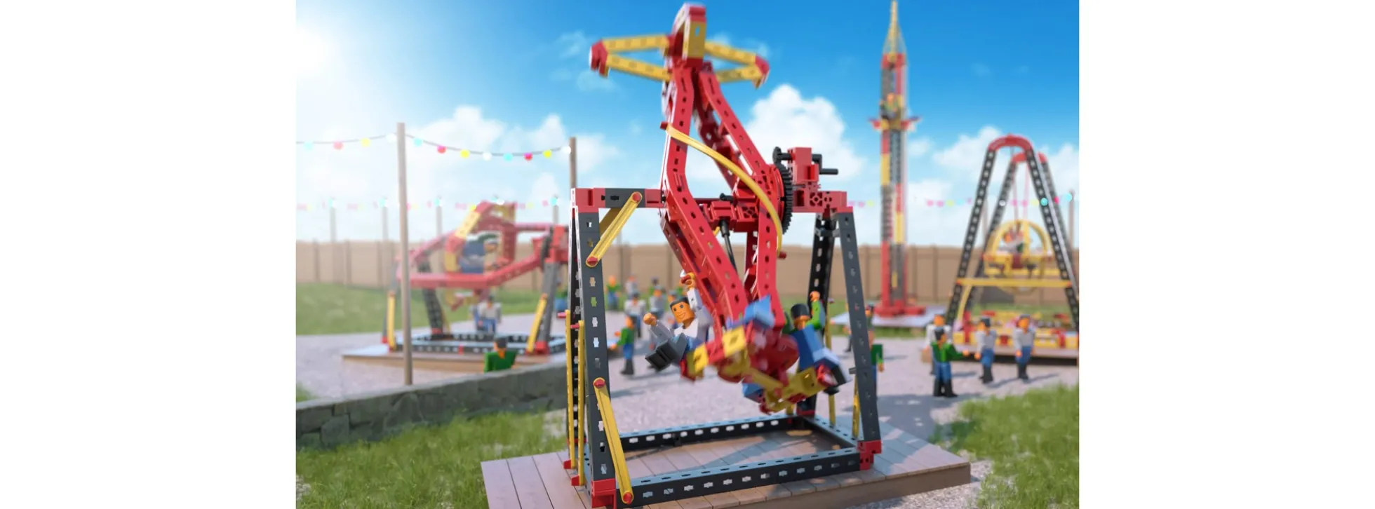 fischertechnik 569019 ADVANCED Crazy Rides | 364 Teile | 4 Modelle | Ab 8 Jahren